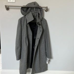 NWT DKNY gray coat